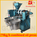 Huile de maïs de Guangxin 270kg / H faisant la machine avec le filtre à huile à vide Yzyx120wz